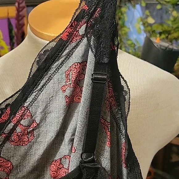 Tripp red skull baby doll dress - Picture 4 of 5